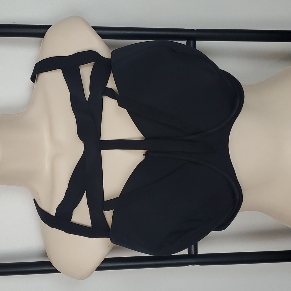 Adore me Underwire Balconette Bra Size 42DDD Black Women